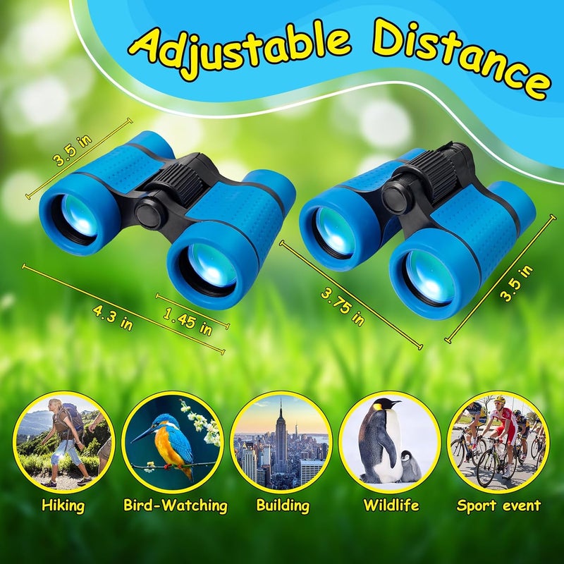 ESSENSON Binoculars for Kids Toys Gifts for Age 3-12 Years Old Boys Girls Kids Telescope Outdoor Toys for Sports and Outside Play, Bird Watching, Birthday Presents - Image 3